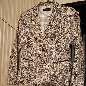 Animal prints blazer